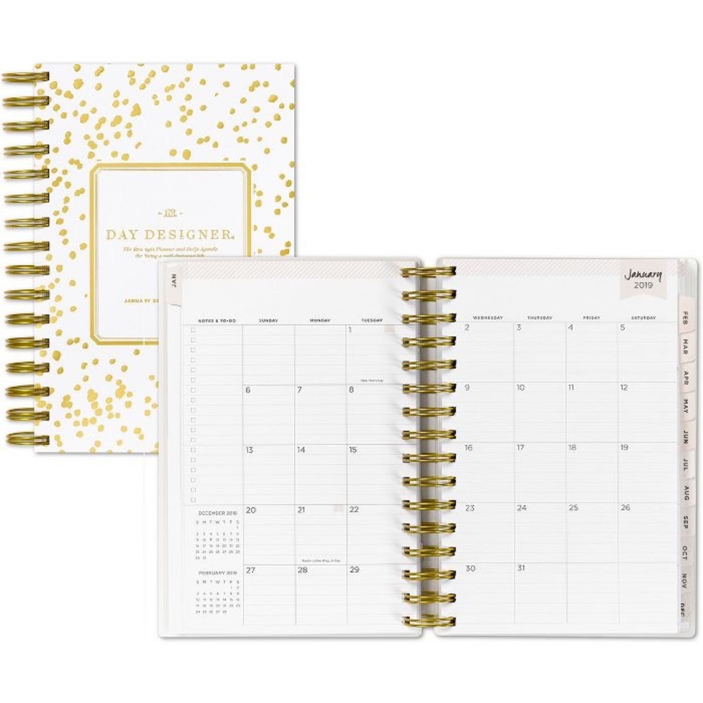 DayDesigner AMAZING 2019 Daily/Monthly Planner 5x8